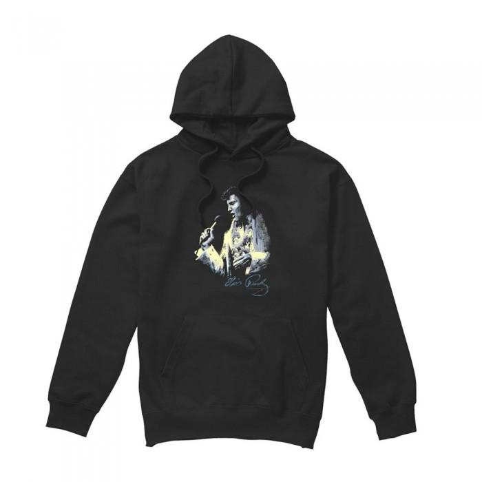 Elvis Presley Unisex Erwachsenen King Hoodie mit Bemalung