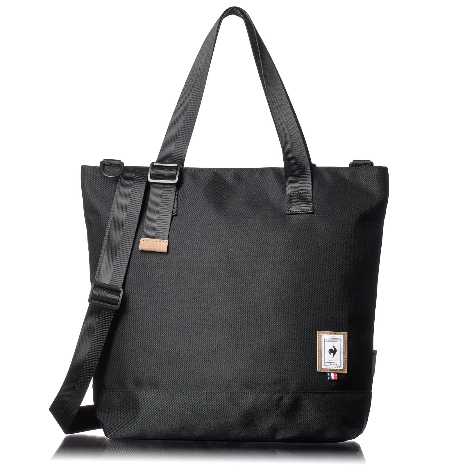 

Coq Andilee bicolor tote limited edition color [Le Sportif] 2-way bag, [Black] чорний