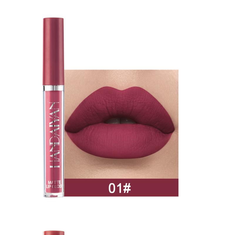12 Colors Velvet Lipstick Matte Liquid Lipstick Waterproof & Long-Lasting Lip Gloss Non-Sticky Hydrating Formula Lip Glaze Ideal Gift for Women