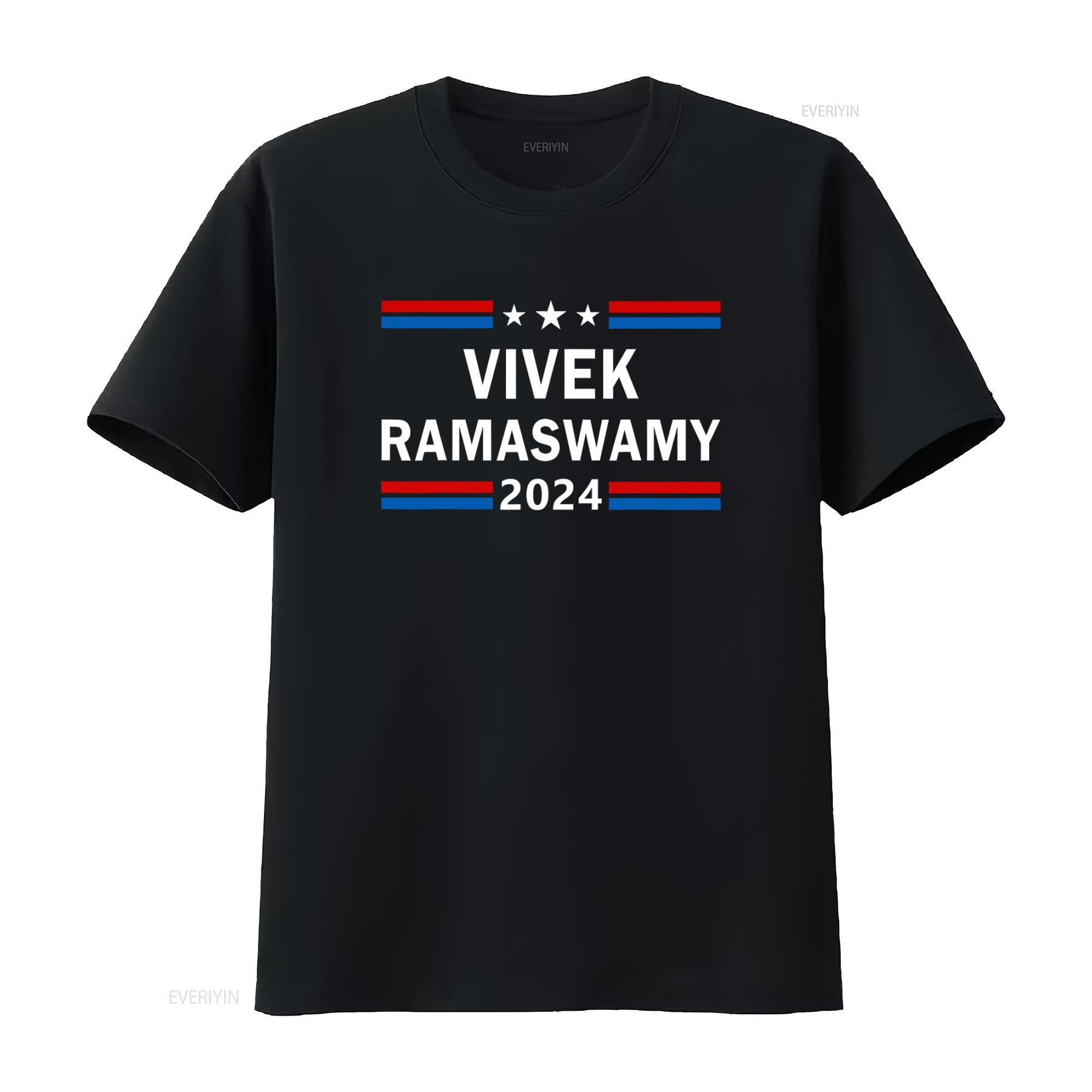 

Vote Vivek Ramaswamy 2024 USA Election Campaign T Shirt Stylish Design with Patriotic Colors vintage Washed Unisex Breathable 4XL