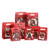 12pcs Christmas Gift Paper Tote Reusable Bags for Holiday Xmas Party Favors Candy Packaging and Festive Wrapping