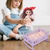 Toy Baby Crib Interactive Furniture Small Playhouse Baby Doll Bed For Kids Boys Toddler Role Play Home Nursery Indoor Playroom