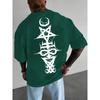 T-shirt estiva da uomo a maniche corte stampata