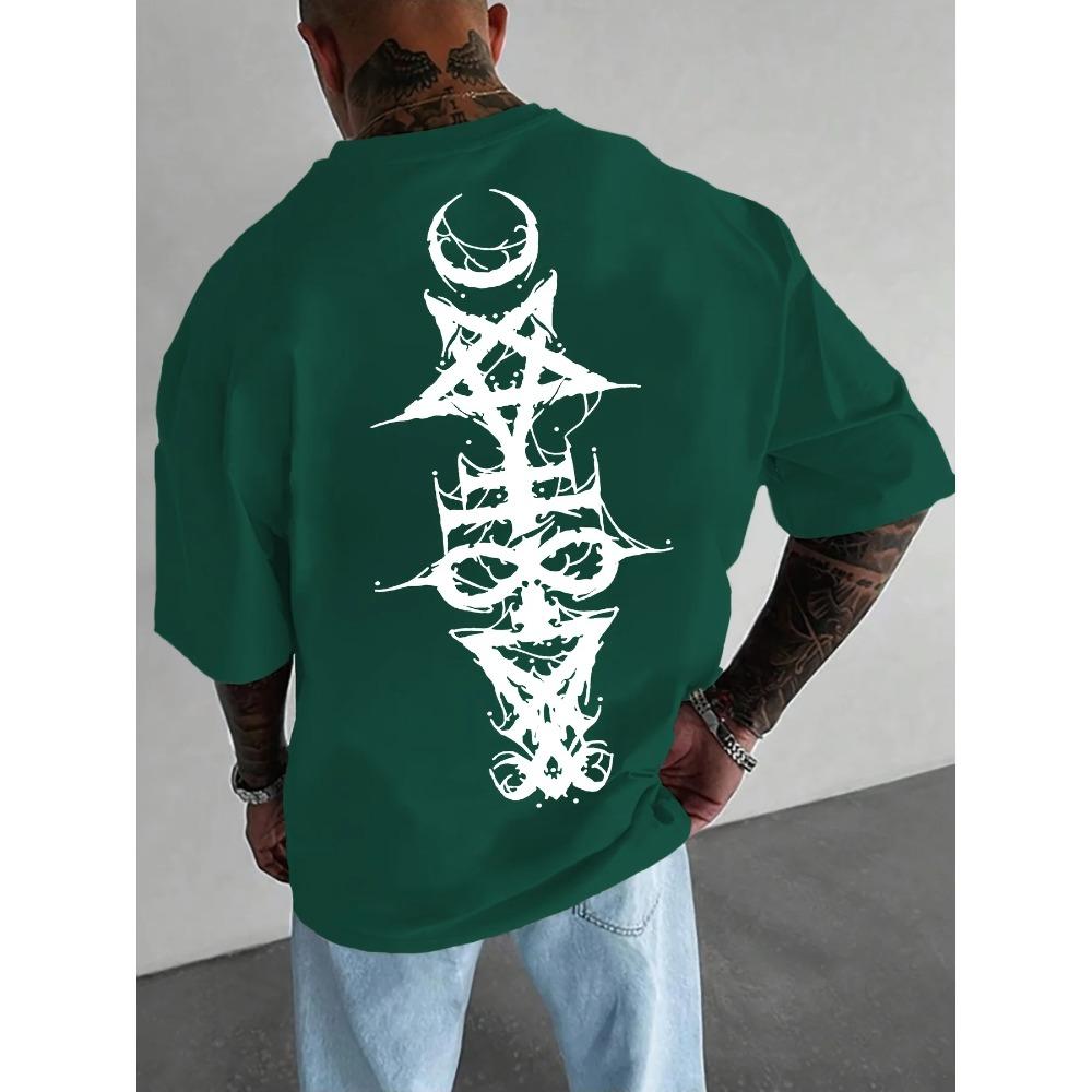 T-shirt estiva da uomo a maniche corte stampata