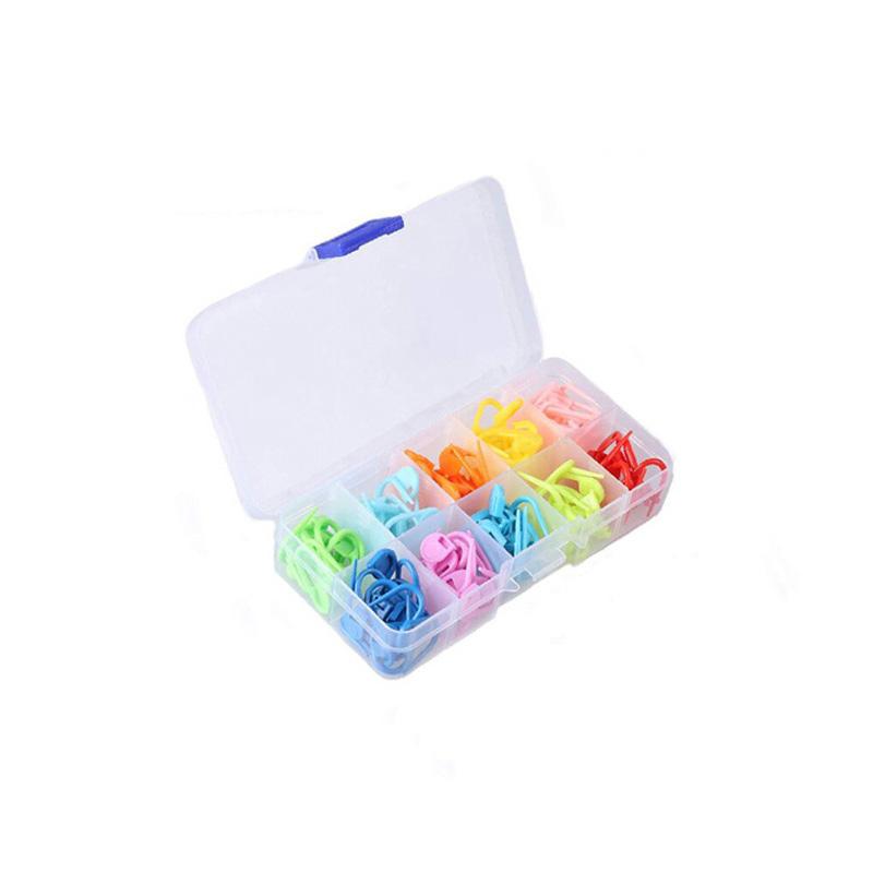 120/150Pcs Colorful Knitting Stitch Markers Stitch Markers Crochet Knitting with Box Locking Stitch Marker Knitting Sewing Tool
