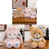 Plush Bear Toy For Kids Soft Short Plush Animal Gift For Birthday Present