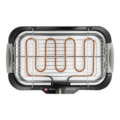Barbecue électrique - TAURUS - Maxim's - 2000W - Grande surface de cuisson - Bac de récupération des graisses