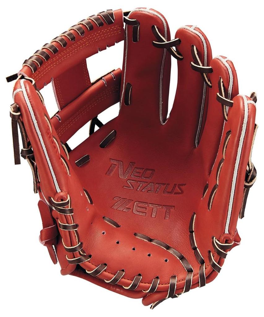 ZETT Neo Status Youth Softball Glove for Second and B Size BJGB70510N Shortstop, Black/Pastel (1932), L,