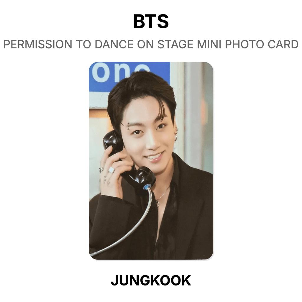 BTS PERMISSÃO PARA DANÇAR NO PALCO MINI CARTÃO FOTOGRÁFICO Fotocarteira Oficial