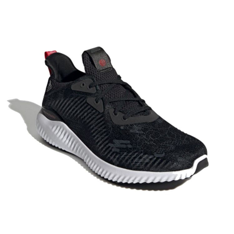 Adidas Alphabounce 1 Chinese New Year - Black Unisex Sneakers Core-Black Grey-Three Scarlet GZ8990