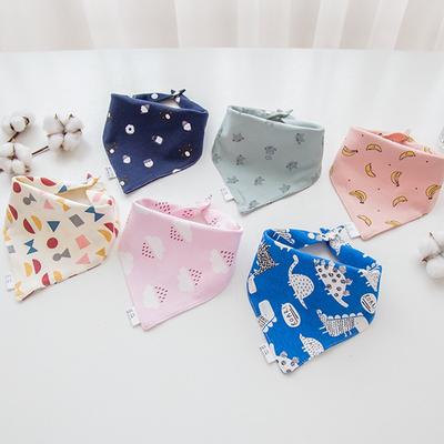 Baby-Lätzchen, Dreieck, doppellagig, Baumwolle, Baberos, Baby-Bandana-Lätzchen, Sabberlätzchen, Handtuch