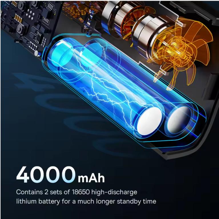 Xiaomi Baseus Trådløs Bil Luftpumpe Bærbar Luftkompressor for Bil Motorsykler Sykkel Elektrisk Dekkpumpe med LCD Digital Skjerm
