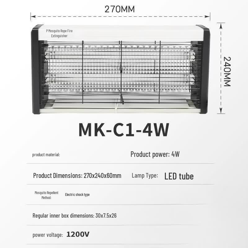 LISM Wall-Mounted LED Electric Insect Killer Lamp