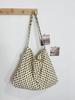 Korean Style Pink Leopard Print One-Shoulder Tote Bag