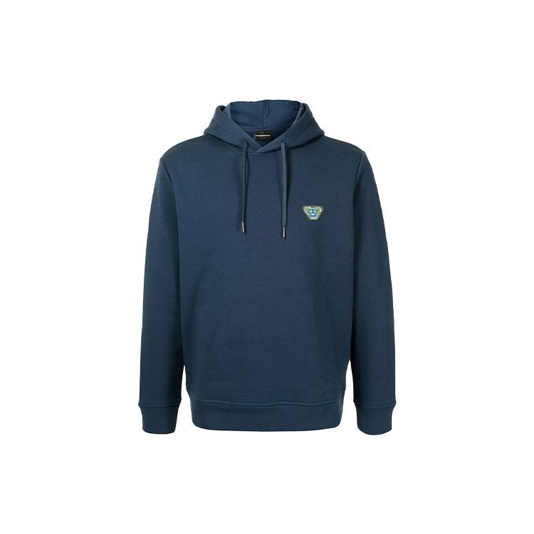 Emporio Armani Logo Pullover Long Sleeve Hoodie Men Hoodies Blue 6K1ML5-1JWXZ-0908