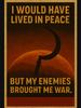 Hearts of Iron Red Rising Quote Poster – “I Would Have Lived in Peace” Classic T-Shirt