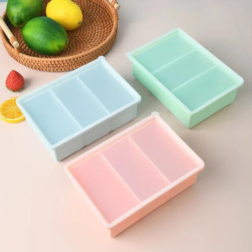 Leak Proof Soup Freezer Mold with Lid Ice Cube Mold New Freezer Trays  Kitchen Supplies