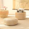 Japanischen Stil Runde Tatami Kissen Yoga Meditation Boden Kissen Handgemachte Kissen Boden Natürliche Stroh Kissen Dekor Matte Sitzen