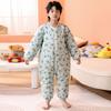 Cotton Warm Toddler Sleepsuit With Legs Boys Girls 3-12 Years Thick Pajama Sleep Bag Winter