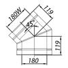 ADAM DW Elbow fi 180 45°