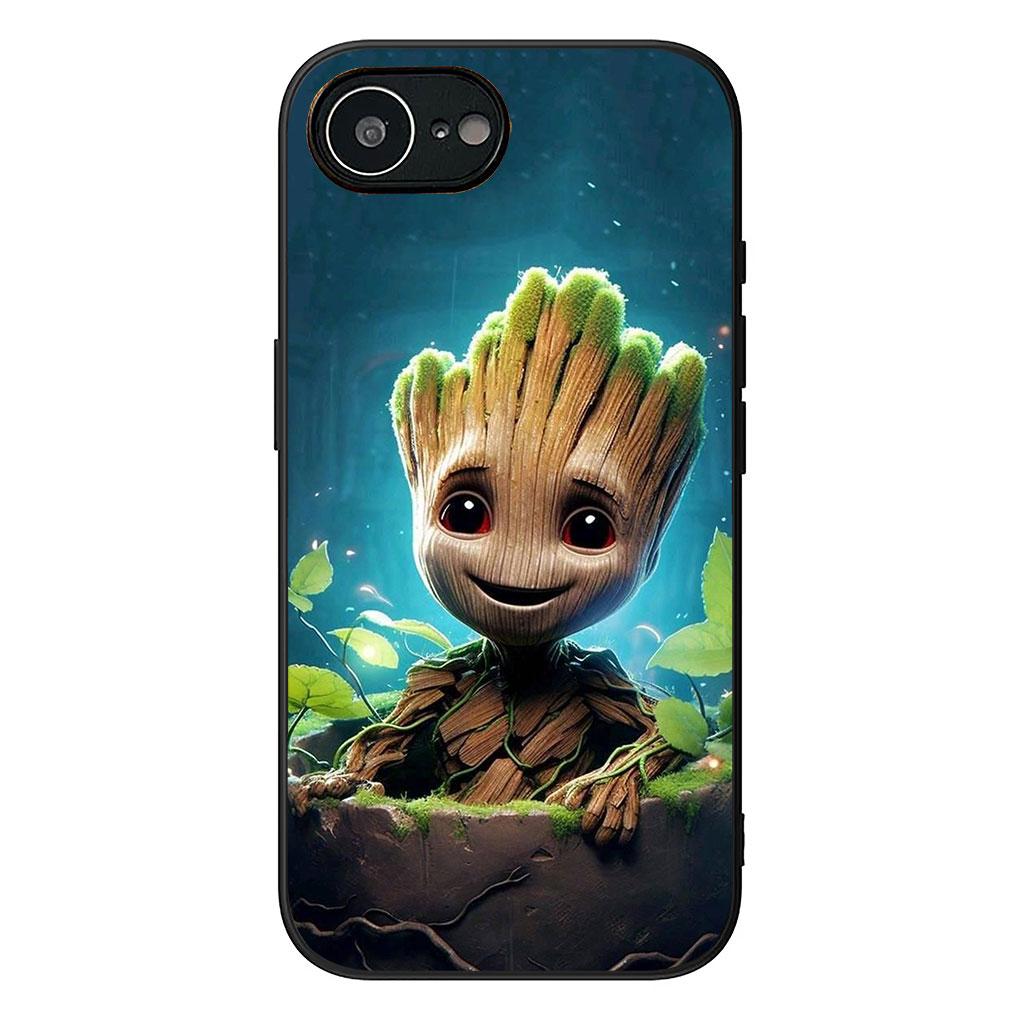Galaksinin Koruyucuları Bebek Marvel Groot Samsung Galaxy S25 S24 S23 FE Plus Ultra S7 Kenar A16 A15 5G s25+ için Telefon Kılıfı