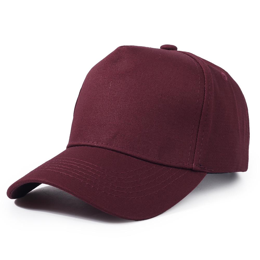 Pure Cotton Five-Panel Baseball Cap with Logo Embroidery, Breathable Sun Protection for Volunteer Activities