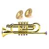 Golden Music Educational Children Trumpet Kids Trumpet Plastic for W/ 4 Colored