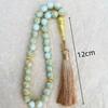 Arabic Tassel Bracelet Muslim 10mm 33 Bead Prayer Rosary Worship Prayer Ceremony Eid Ramadan Gift Colorful Handmade