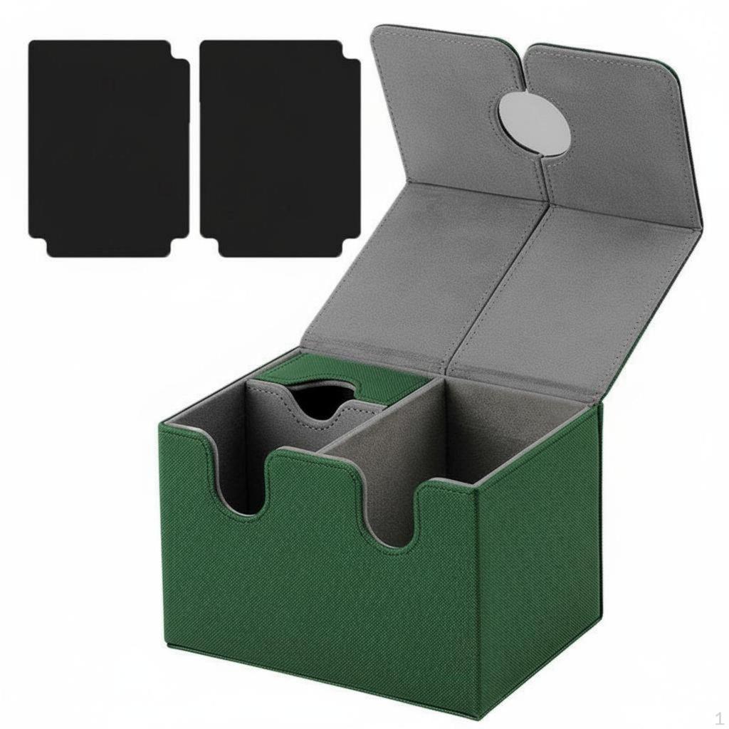 General Card Storage Box MultiFunctional Design Double Large Capacity Trading