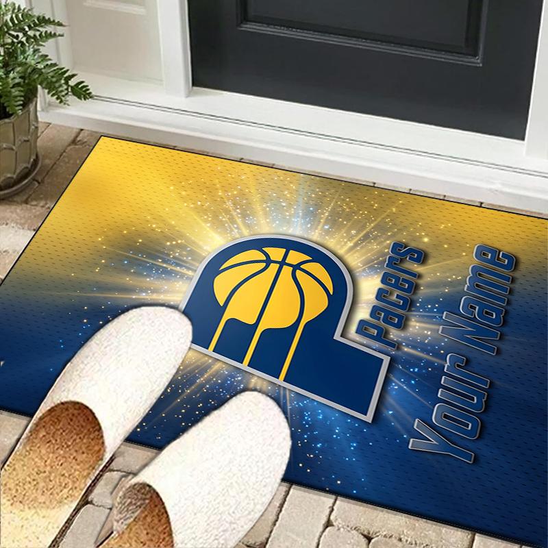Custom NamePacers Basketball Team Carpet, Indoor Rug, Chair Rug, Living Rooms, Doormat Made From Polyester Home Decor Birthday Christmas Gifts