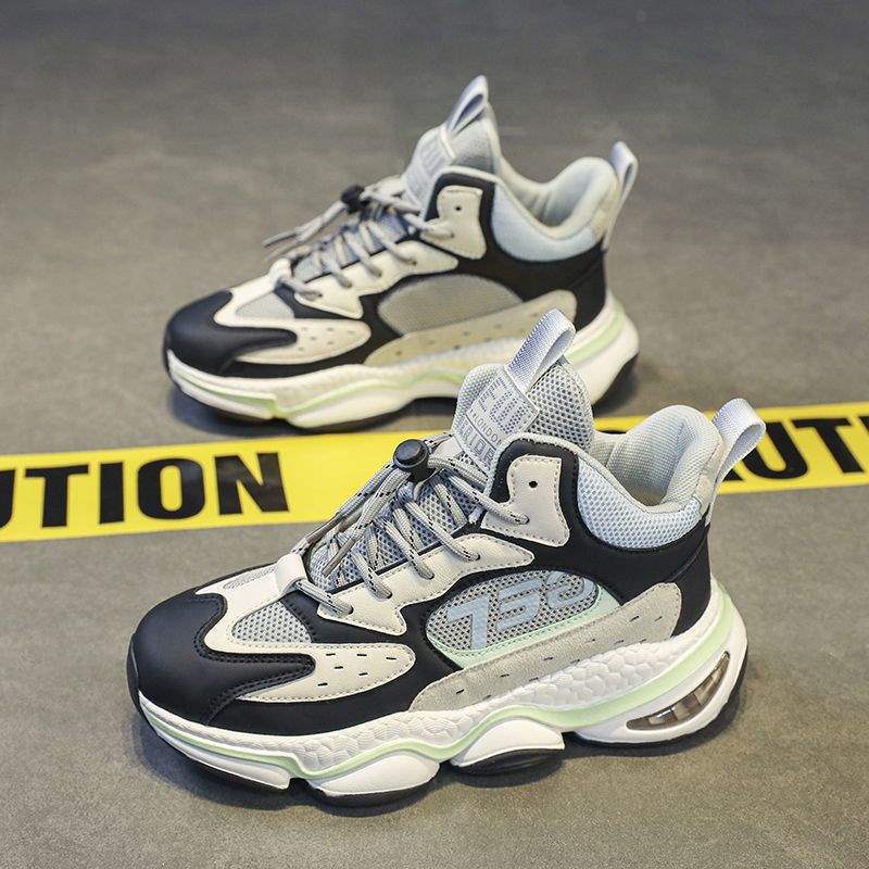 Autumn and winter warm dad shoes children's high-top board shoes student velvet cotton shoes boys sports shoes deodorant mesh shoes