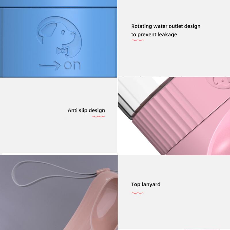 Dog Water Bottle Portable For Small Large Dogs Outdoor Walking Puppy Pet Travel Water Bottle Pet Drinking Bowl Dog Supplies Tool