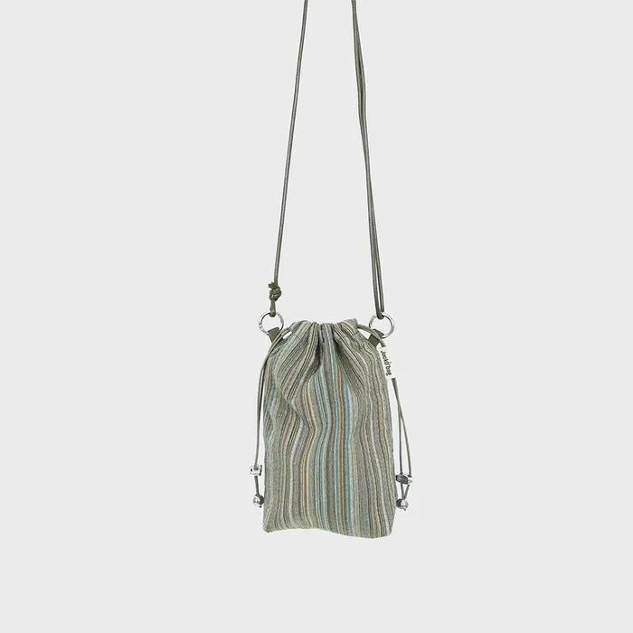 Hippie Stripes Mini Bag GREEN