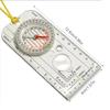 Professional Portable Navigation Map Ruler Professional Reading Scouting Scale Compass Map Ruler Hunting Survival