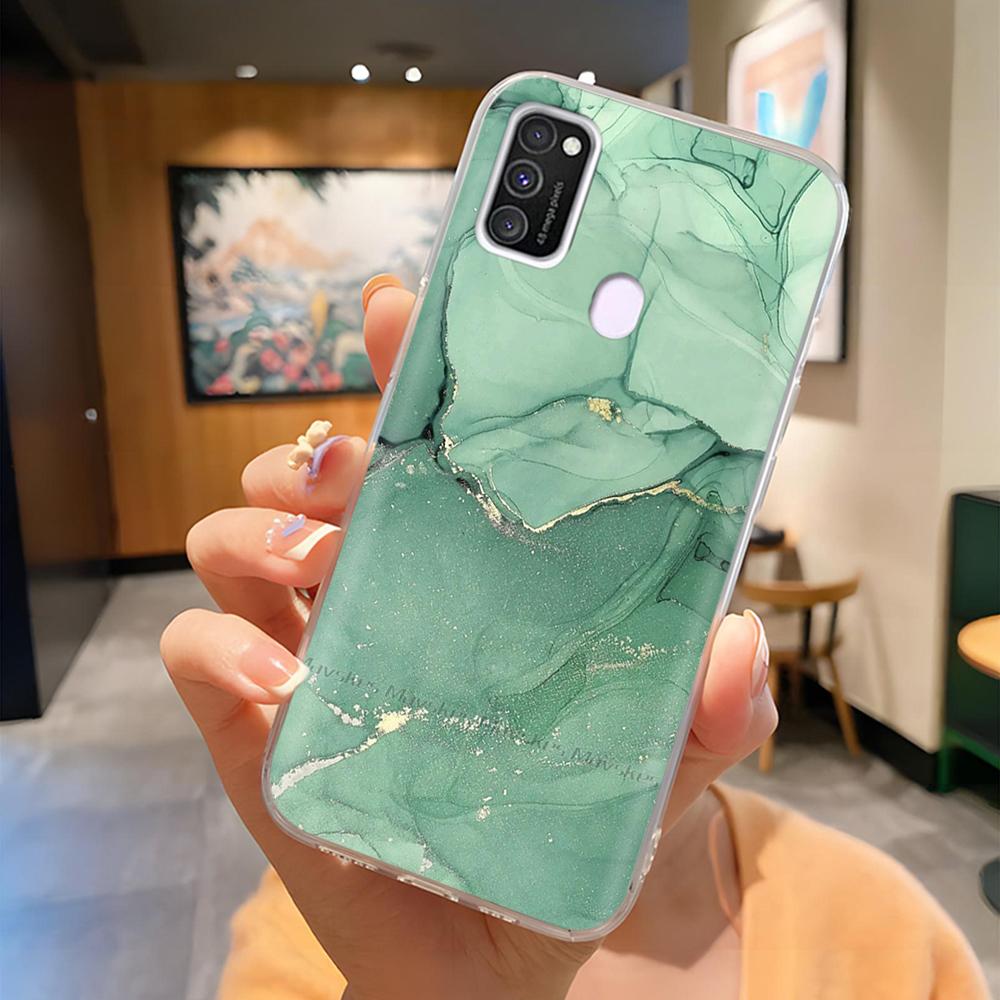 For Samsung Galaxy M21 M31 Case Soft TPU Soft Silicone Fashion Phone Case For Samsung M21 M31 Funda Luxury Back Cover Coque Para