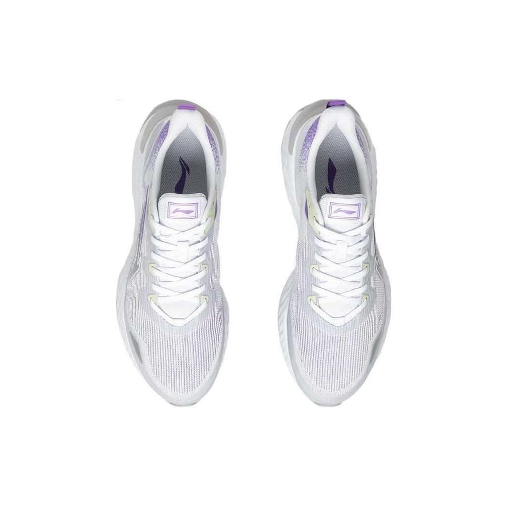 Li Ning Cloud Runner Breathable Low-Top Running Shoes Men Sneakers White Purple ARST011-1