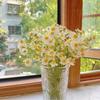 6Pcs/bundle Artificial Chamomile Flowers DIY Decor for Wedding Party Home Garden and Photo Props 26cm White Chamomile Daisy Deco