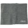 Mizuno Breath Thermo Knit Neck Warmer with Logo Patch, Heat-Generating Material, Unisex, Gray Heather, B2JYC520