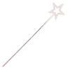 6Pcs Electroplating Pentagram Star Fairy Wand Plastic Magical Play Props for Birthday Party Wands Electroplating Pentagram Wand