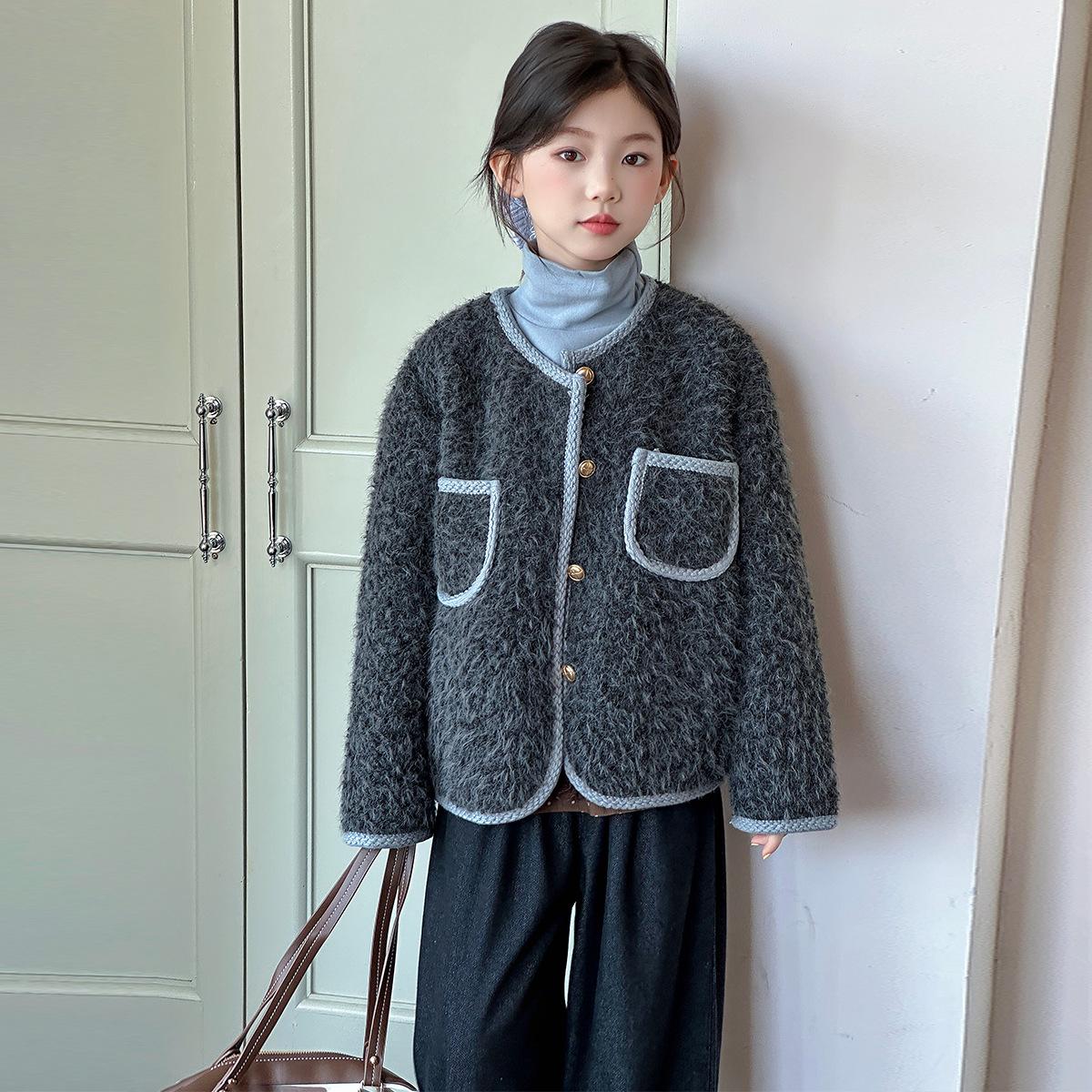 

Стильная меховая шуба для девочек 2025: Утепленная, Элегантная Осенне-Зимняя Одежда для Детей 170 cm