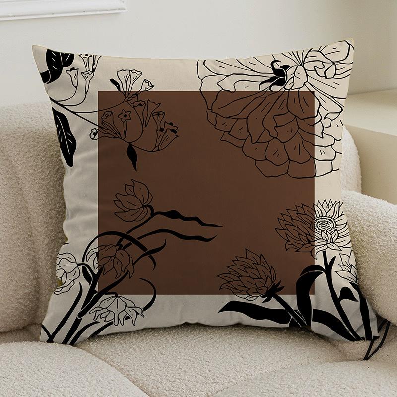 New Nordic retro style pillow cover living room sofa bedroom cushion by pillowcase light luxury high-end home decoration
