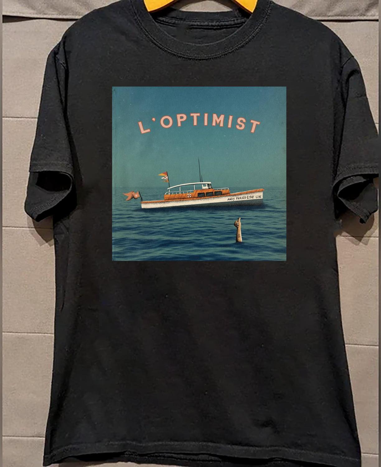 & The U.N. -L Optimist Black Unisex T-Shirt S