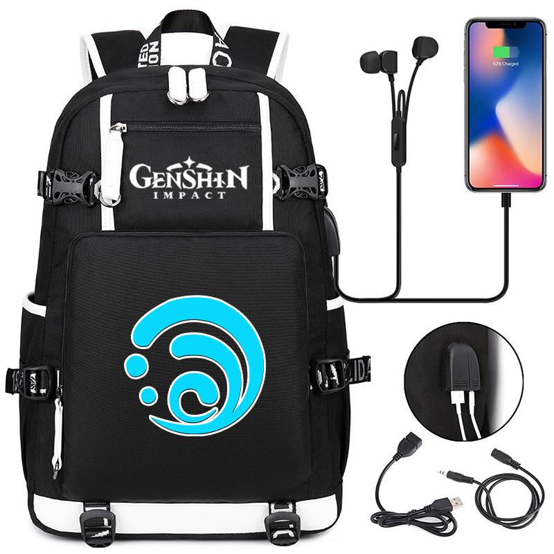 Juego Genshin Impact Mochila Estudiantes Mochila Mochila Cool Nuevo Patrón Mochila  para Hombres / Mujeres Adolescentes Bolsa de Libros Mochila de Viaje  comprar a buen precio — entrega gratuita, reseñas reales con