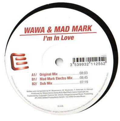 12inch Record WAWA & MAD MARK - I'm In Love ER039 Executive Recor 2006 France Dance & Electronica Used