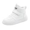 2025 Spring and Autumn New Children's Little White Shoes Sports High Top Boys Board Shoes Students Versatile Girls Casual