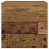 Wall Mounted TV Cabinets Set of 2 Rustic Wood Look 30.5 x 30 x 30 cm