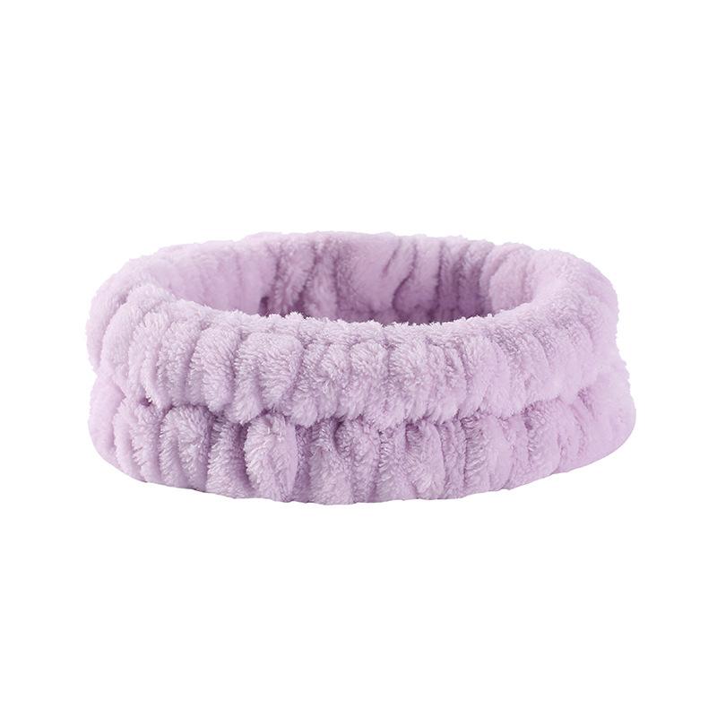 

Женские браслеты для мытья рук, мягкие на ощупь для йоги, бега, браслеты для мытья лица, повязка на запястье для мытья лица, впитывающая микрофибра, 1 шт. Headband 2