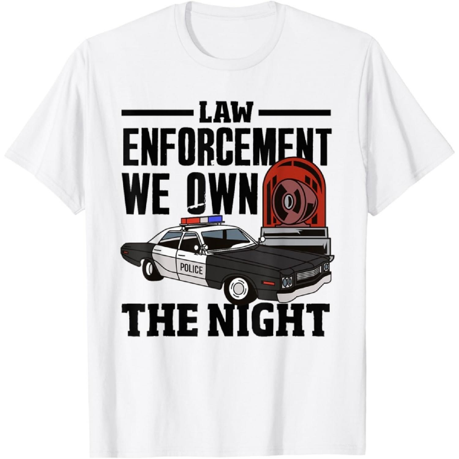 Футболка «Полицейский ночного патруля, подработка»(9) S