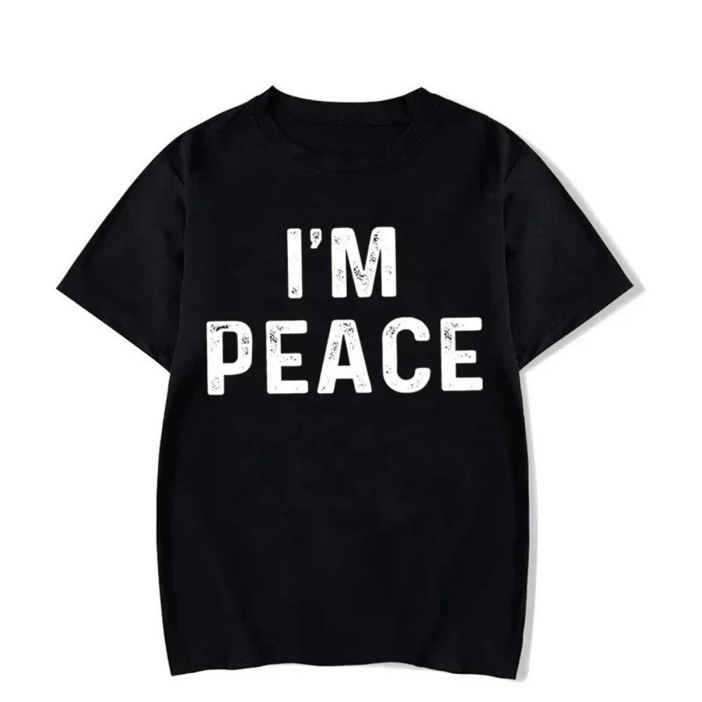 I Come in Peace I'm Peace Funny Matching Couples I Come in Peace Couple Matching Women TShirt Lovers Men Tshirts Tee Y2k Clothes