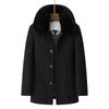 Winter Dad Fleece Thickened Wool Coat In Jacket Elderly Man Casual Father Men's Chenier Top